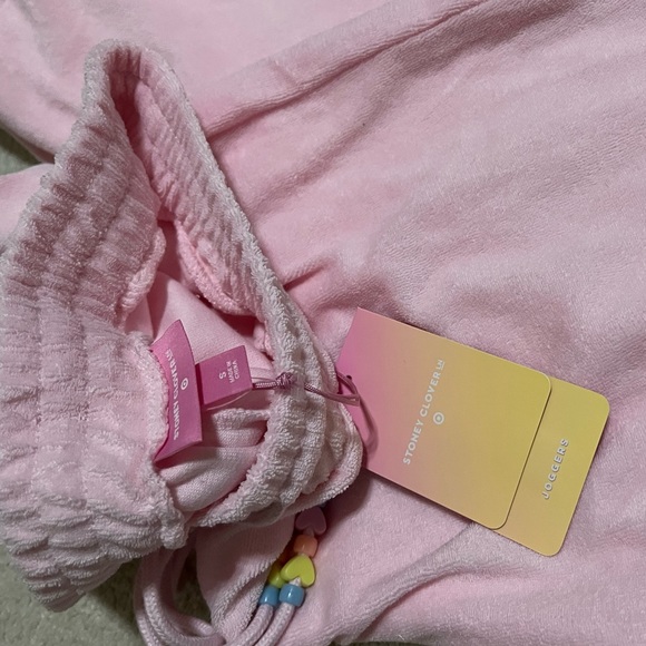 Stoney Clover Lane by Target pink terrycloth pants size small NWT. - Picture 8 of 8